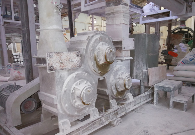 A calcium carbonate ball mill classification production system + modification case in India