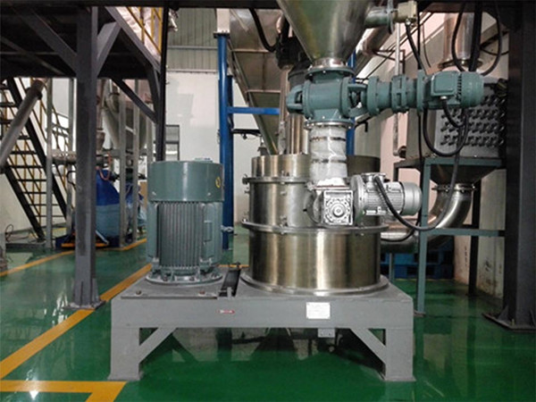 A chemical group in Yantai, resin grinding production line