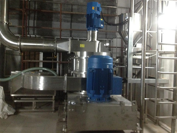 A condiment manufacturer in Foshan ordered a impact grinding mill production line for fried wheat