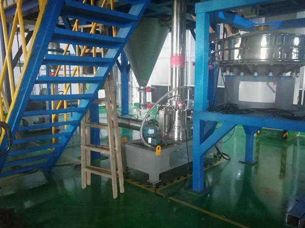 Ternary material grinding production line of a recycling technology company in Guangdong