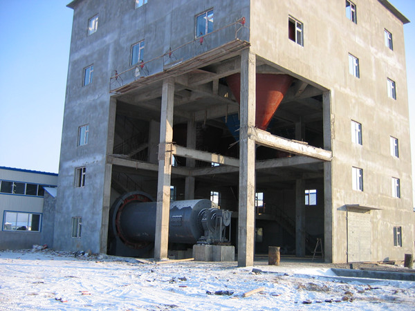 A cement plant for calcium carbonate classifying production line in India