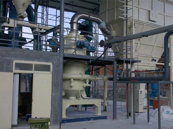 Barite jet mill production line of a powder industry company