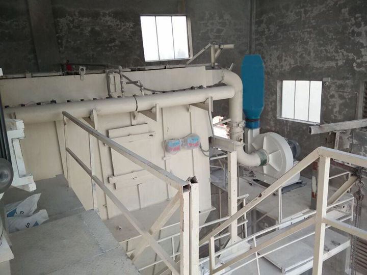 On-site display of dolomite mill + classifier project