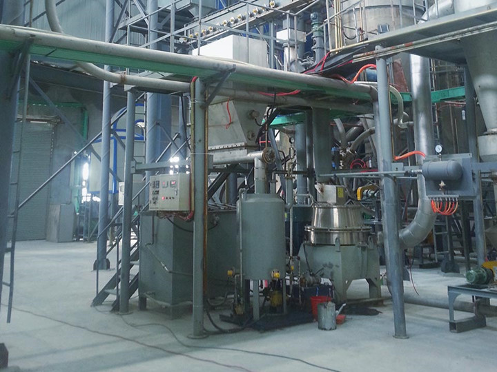 Calcium carbonate modified production line of a paper mill in Shandong