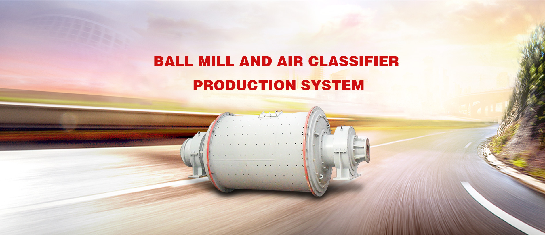 BALL MILL AND AIR CLASSIFIER PRODUCTION SYSTEM