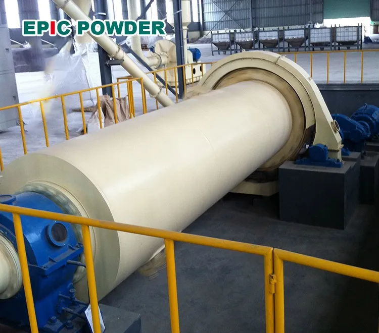 Continuous ball mill and classification production line